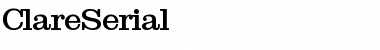 Download ClareSerial Font