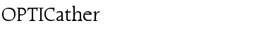 Download OPTICather Font Download OPTICather Font