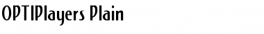Download OPTIPlayers Font Download OPTIPlayers Font