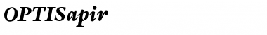 Download OPTISapir Font Download OPTISapir Font