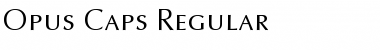 Download Opus-Caps Font