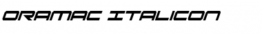 Download Oramac ItaliCon Font