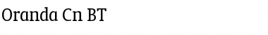 Download Oranda Cn BT Font