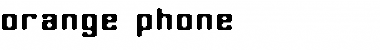 Download orange phone Font Download orange phone Font