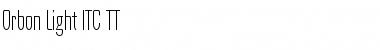 Download Orbon Light ITC TT Font