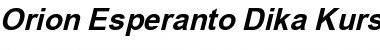 Download Orion Esperanto Font