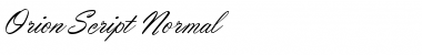 Download Orion Script Font
