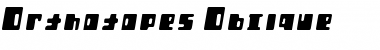 Download Orthotopes Font