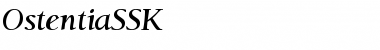 Download OstentiaSSK Font