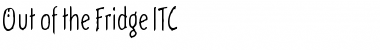 Download Out of the Fridge ITC Font
