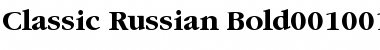 Download Classic Russian Font