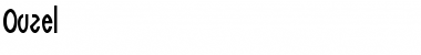 Download Ouzel Font