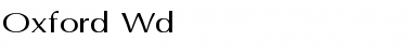 Download Oxford Wd Font