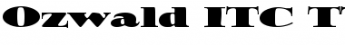 Download Ozwald ITC TT Font