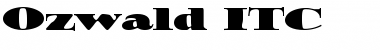 Download Ozwald ITC Font