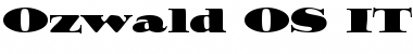 Download Ozwald OS ITC TT Font