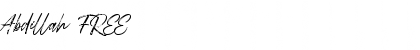 Download Abdillah FREE Font
