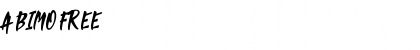 Download ABIMO FREE Font Download ABIMO FREE Font