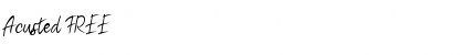 Download Acusted FREE Font