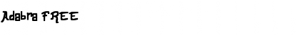 Download Adabra FREE Font