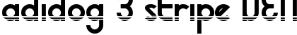 Download adidog 3 stripe DEMO Font Download adidog 3 stripe DEMO Font