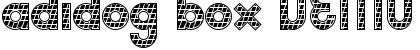 Download adidog box DEMO Font Download adidog box DEMO Font