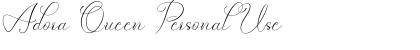 Download Adora Queen Personal Use Font Download Adora Queen Personal Use Font