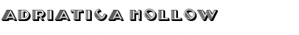 Download Adriatica Hollow Font Download Adriatica Hollow Font