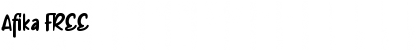 Download Afika FREE Font