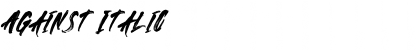 Download Against Italic Font