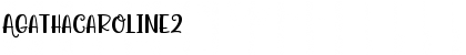 Download AgathaCaroline2 Font Download AgathaCaroline2 Font
