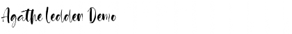 Download Agathe Ledden Demo Font Download Agathe Ledden Demo Font