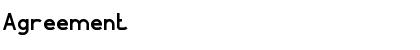 Download Agreement Font