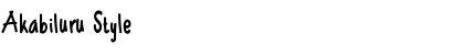 Download Akabiluru Style Font Download Akabiluru Style Font