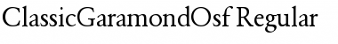 Download ClassicGaramondOsf Font