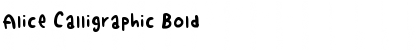 Download Alice Calligraphic Bold Font Download Alice Calligraphic Bold Font