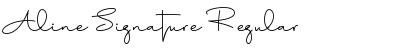 Download Aline Signature Font