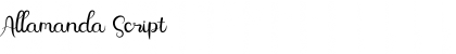 Download Allamanda Font
