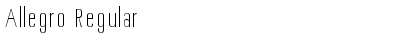 Download Allegro Font