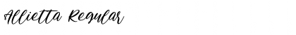 Download Allietta Font