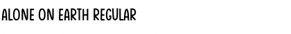 Download Alone On Earth Font