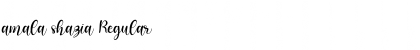 Download amala shazia Font Download amala shazia Font