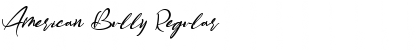 Download American Bully Font