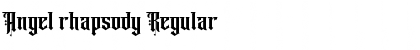 Download Angel rhapsody Font