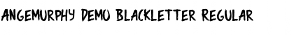 Download Angemurphy Demo Blackletter Font