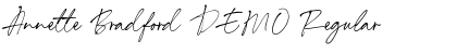 Download Annette Bradford DEMO Font