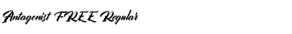 Download Antagonist FREE Font