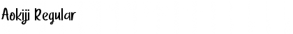 Download Aokiji Font