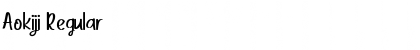 Download Aokiji Font