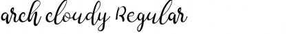 Download arch cloudy Font